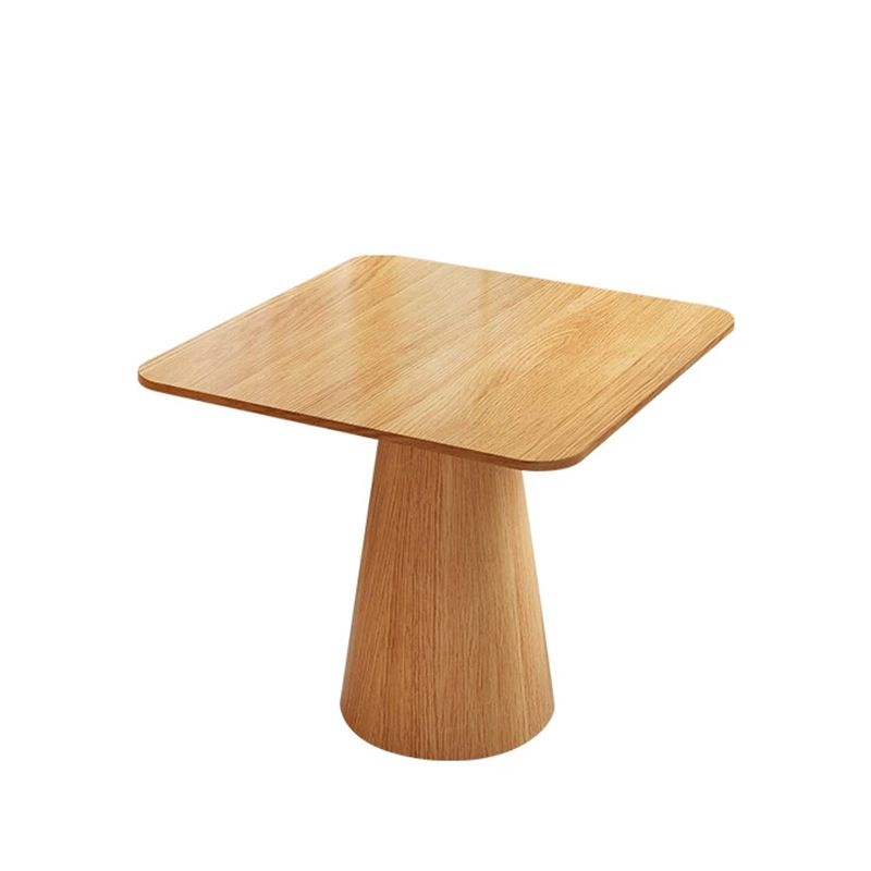 Mesa de comedor de madera sólida de hierro forjado Comedor de comedor Comedor de comida rápida Comedor de mesa larga Mesa de café de hotel