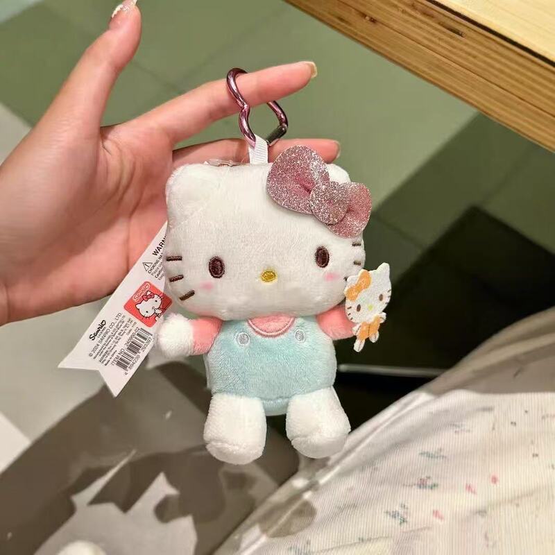 かわいいアニメハワイ水泳圏Kittyぬいぐるみストラップkt猫かばん掛けキーホルダープレゼント|undefined