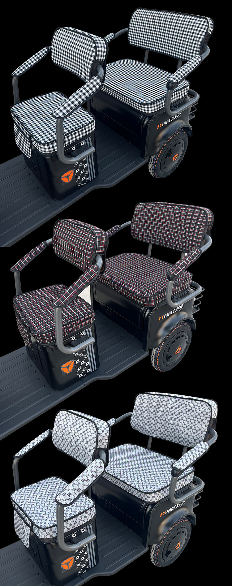 Electric Tricycle Seat Cover Emmayadi Jinpeng Bird Daan Emeida Leather Waterproof Cushion Universal Special Purpose