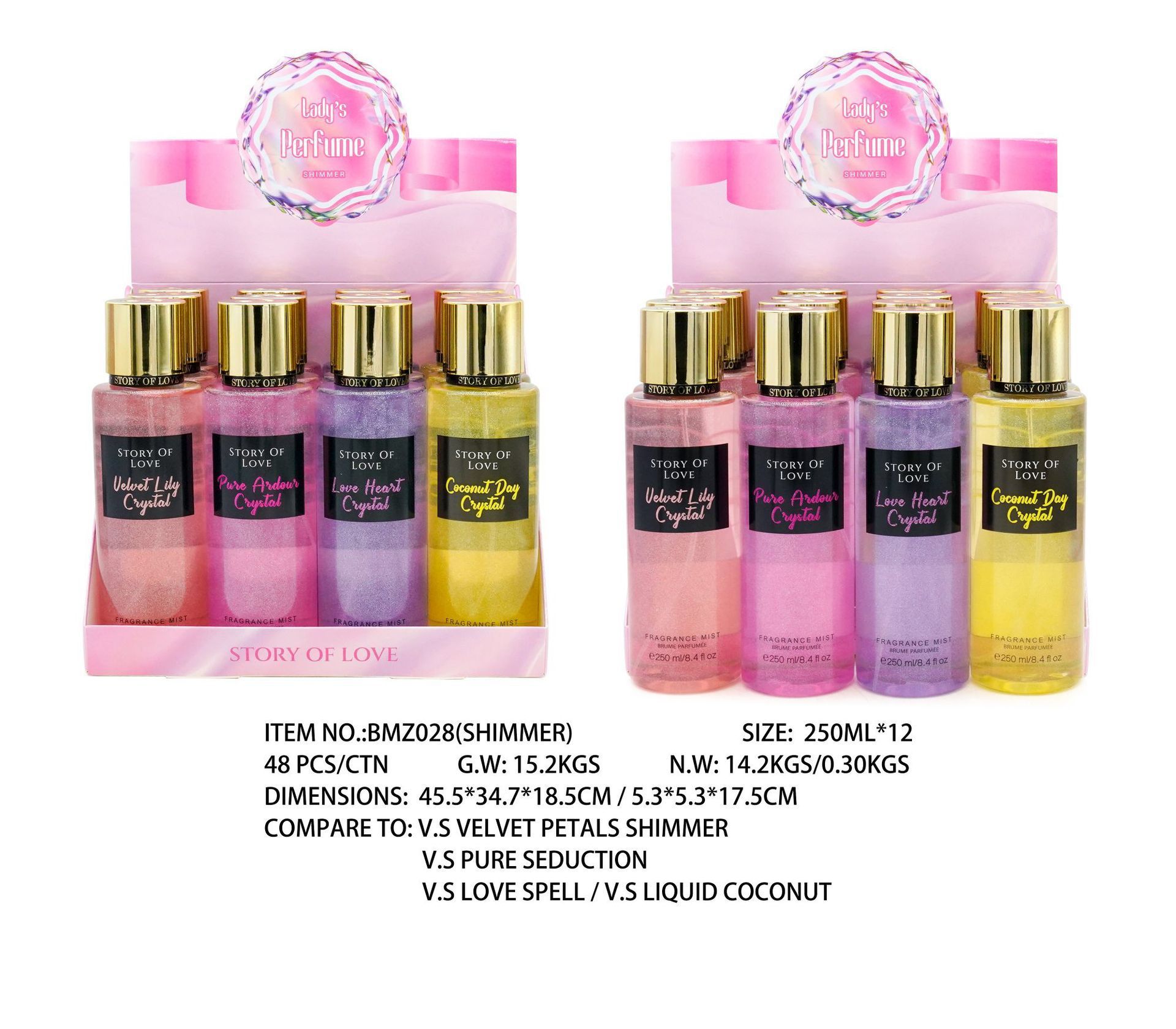 Perfume para mujeres 250ml spray corporal comercio exterior sudeste asiático sudamericano fragrancia para hombres estand paquete de muestra especial image 33