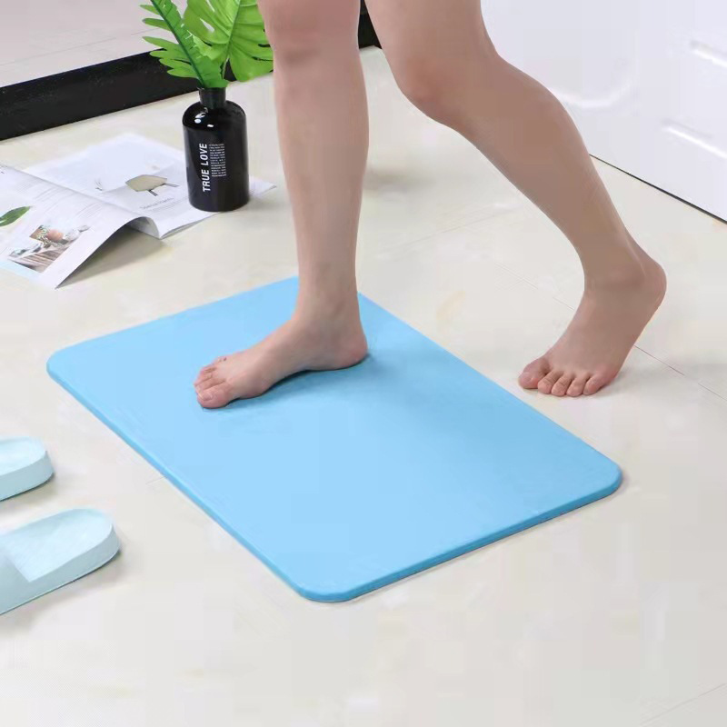Wholesale Diatom Mud Foot Mat Bathroom Absorbent Mat Diatomite Quick-drying Mat Door Diatom Mud Anti-slip Mat Hard Floor Mat