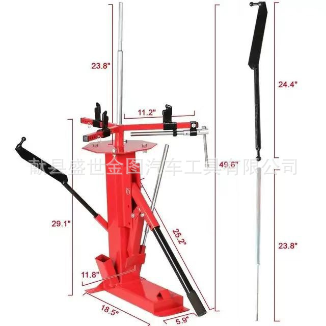 手动便携式拆胎机摩托车电动车真空胎扒胎机卡丁车补胎剥胎工具