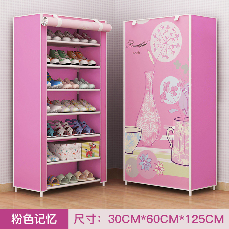 Zapatero simple de varias capas, combinación de estantes para zapatos para el hogar, almacenamiento en la entrada, zapatero a prueba de polvo, almacenamiento y organización para dormitorios, zapatero pequeño