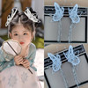 Hair accessory suitable for photo sessions for bride with tassels