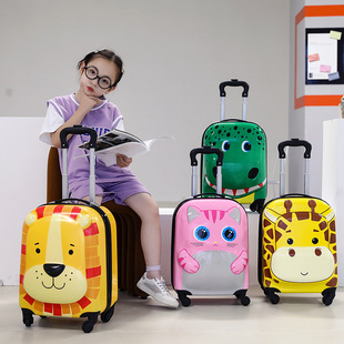 Children's Trolley Case Cartoon Cute Animal Boarding Case 18inch Gift Suitcase Luggage Women's Small Lightweight Portable