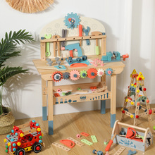 儿童修理工具箱玩具宝宝仿真拧螺丝钉螺母组合拼装早教益智力积木