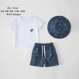 ���Q���b��3M-18M�¿�3PCS�ļ��A�IT-shirt+��ѝ+ñ�ӌ������b311