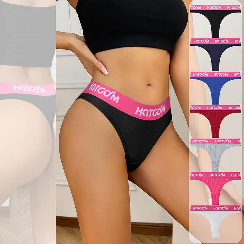 Tik Tok Shein Cross-Border Sexy Ribbed Thong Briefs Sports Yoga Underwear Invisible Seamless Wholesale Tik Tok Shein Cross-Border Sexy Ribbed Thong Briefs Sports Yoga Underwear Invisible Seamless Wholesale