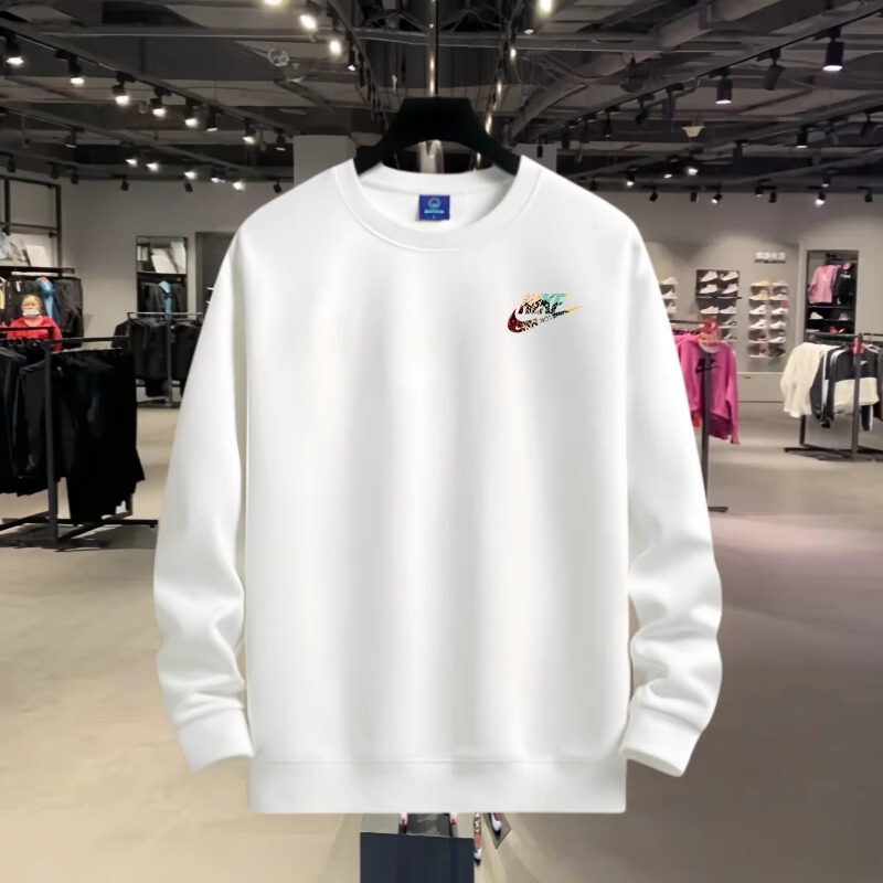 2025 New Loose Sports Sweatshirt Men's Round Neck Long Sleeve Versatile Breathable Two-Piece 2025 New Loose Sports Sweatshirt Men's Round Neck Long Sleeve Versatile Breathable Two-Piece