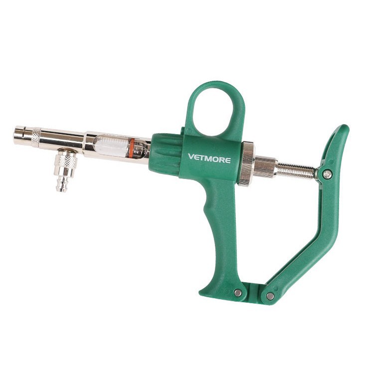 inyector continuo veterinario para vacunar cerdos, herramienta de aceite para vacunar ganado, oveja, gallina y ganado inyección continua de vacuna ajustable automática