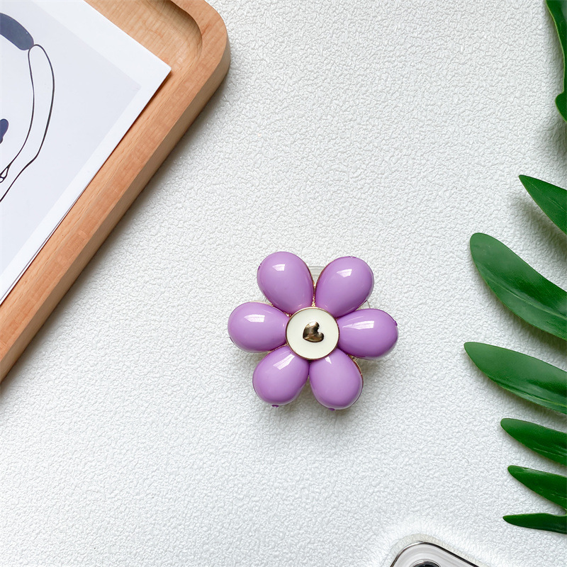 Metal Material Flower Metal Cute Mobile Phone Holder