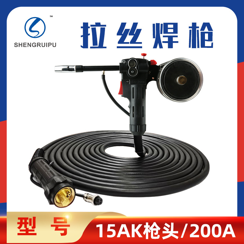 厂家供应 NBC200A拉丝焊枪黑盘 量大从优可走铝焊丝 二氧化碳焊枪