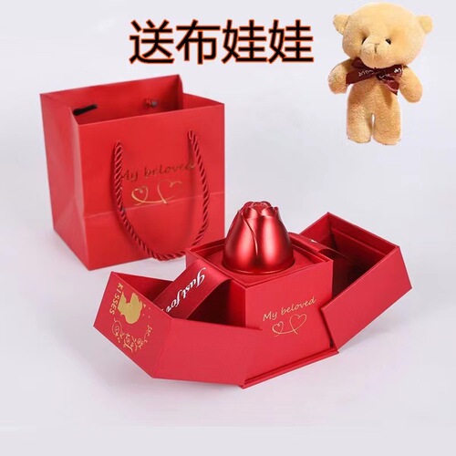 Jewelry gift box, cheap earring display box, pendant necklace jewelry accessory ring box.