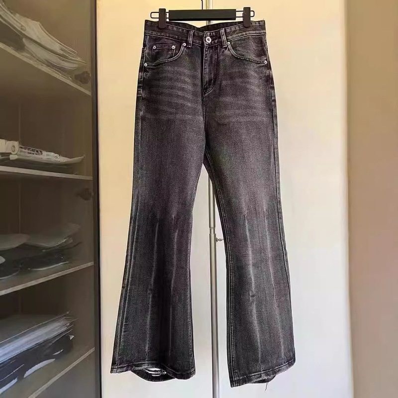 [Ping for Shen Niu] Demna Flared Destruction Micro-La Joker Short cleanfit Tall Jeans