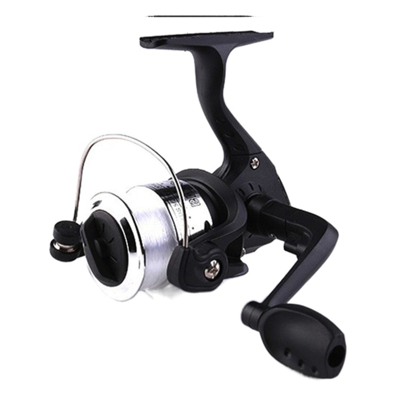 Feather wild goose 200 small fishing wheel electroplating winding sea pole far cast rock fishing Luya fishing reel factory direct spinning wheel