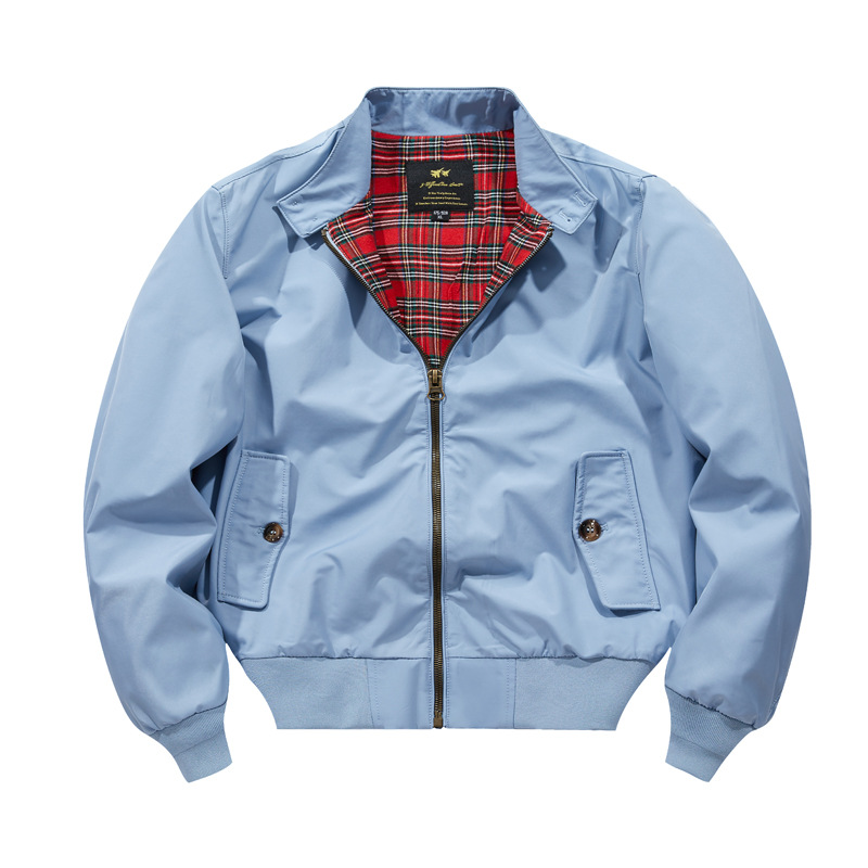 Harrington G9 chaqueta de los hombres de estilo americano retro chaqueta casual ameikaji primavera y otoño cazadora collar de pie chaqueta de vuelo
