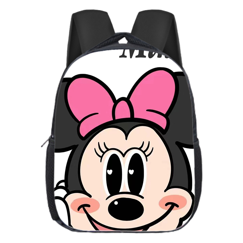 Mochila escolar popular de Mickey para niños, mochila de jardín de infantes, dibujos animados, linda, versátil, para estudiantes de primaria, mochila de gran capacidad, ligera