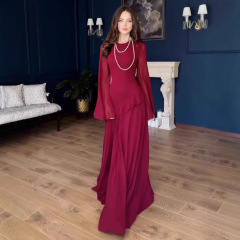 2025秋季亚马逊欧美新款时尚长袖衬衣收腰西裤两件套女装裤套装