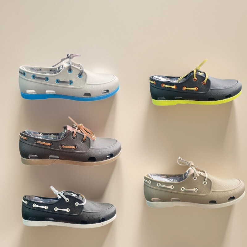 New Men's Clogs Breathable Comfortable Sandals Outdoor Closed-Toe Slippers Beach Shoes 10001 Trendy Style