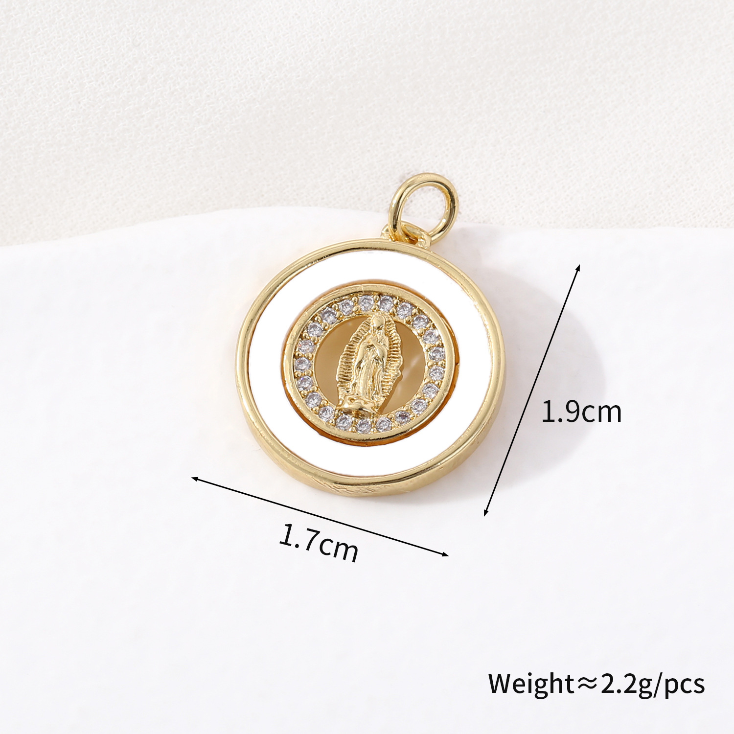 12g Weight Pendant Jewelry Making Type 18*19mm, 21 * 18mm, 21 * 25mm Jewelry Making Size Zircon Inlay Material DIY Jewelry Accessories Classification 1 Piece Quantity Copper Material Geometric, Virgin Mary, Heart Shape Pattern Plating Design Religion, Ethnic Style Style 1 Piece 18*19mm 21 * 18mm 21 * 25mm Copper Zircon Geometric Virgin Mary Heart Shape Pendant 5