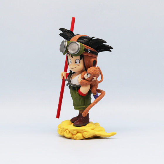 On behalf of the hair/wholesale dragonball hand-held Wukong Q version stance GK monkey Wukong flight suit tide play statue animation
