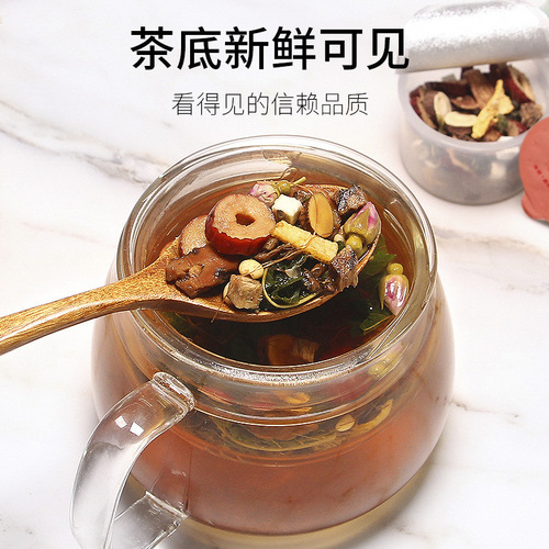 Dandelion rose licorice tea 30 cans herbal kudzu dandelion tea corn silk source factory