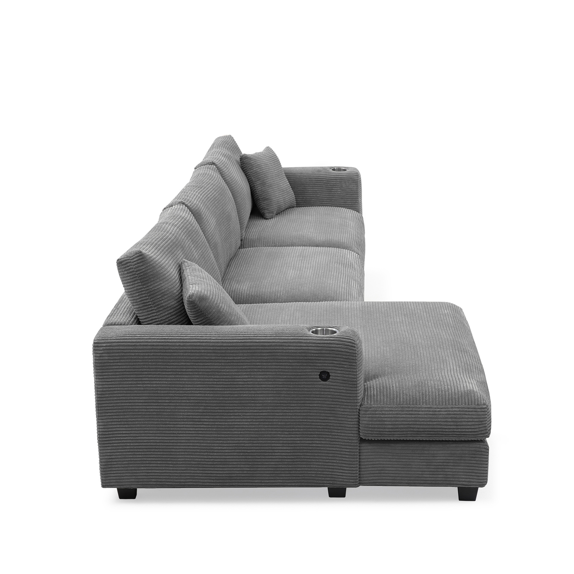 Mini sala de estar estilo italiano simple muebles combinados módulo cuadrado sofá de tela de ocio