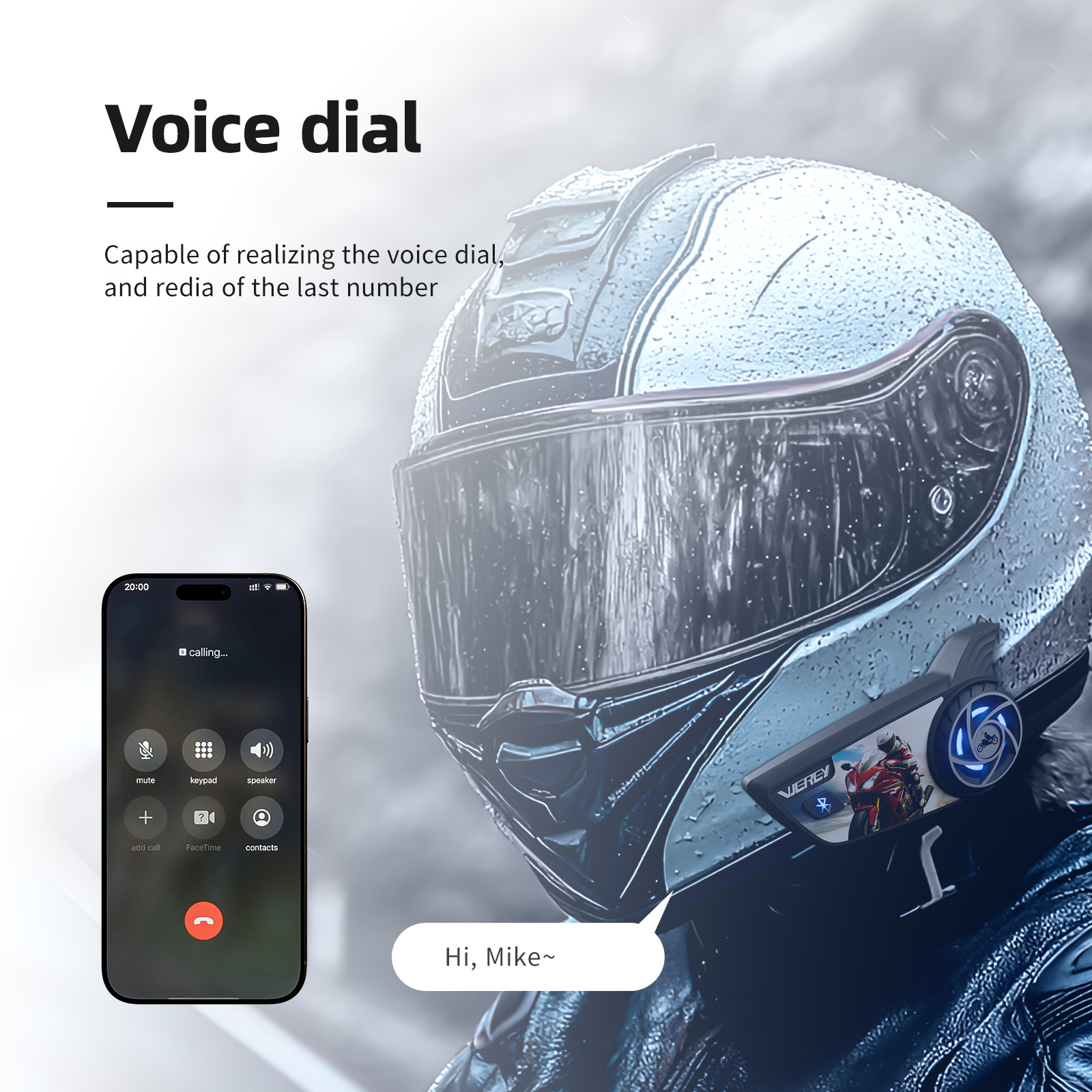 Cross-border motorcycle helmet intercom headset mesh free networking 8 crowd helmet intercom S8Pro