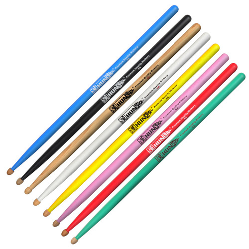 Han Han flag drum stick 5A Han brand drumstick 7A drum stick wooden drum hammer solid wood professional children