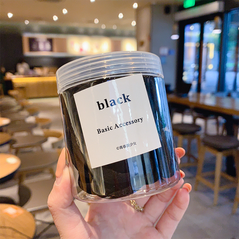 Coletero de Goma Elástica Simple, Sin Costuras, para Cola de Caballo Alta, Cinta para el Cabello, Accesorio para Moño Simple