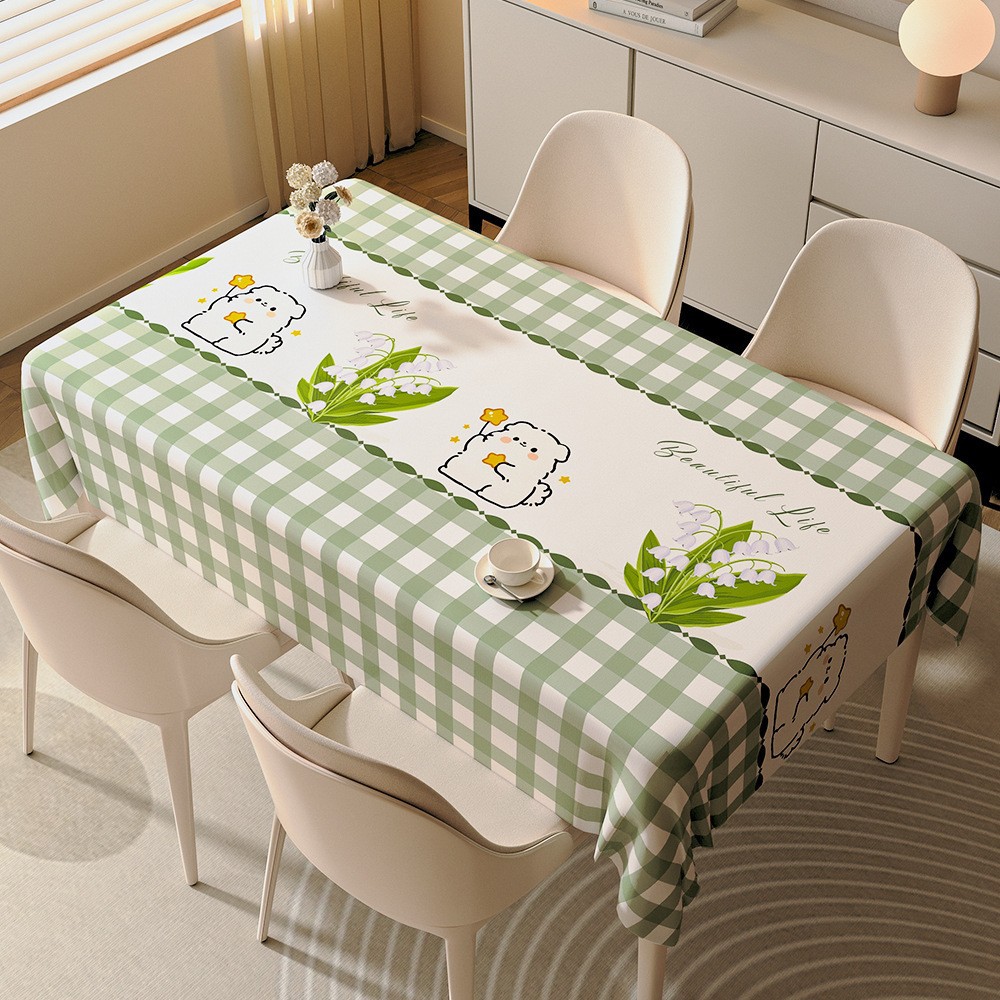 Toal de mesa sin lavado a prueba de agua a prueba de aceite a prueba de quemaduras rectangular 2025 nuevo toal de mesa de comedor de PVC de alta calidad toal de mesa de té