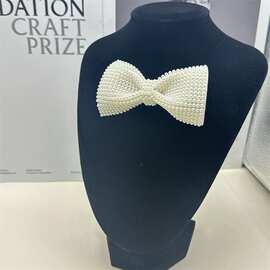 蝴蝶结鸭夹边夹水晶珍珠鞋花饰品帽子童包包包服装辅料配原创设计