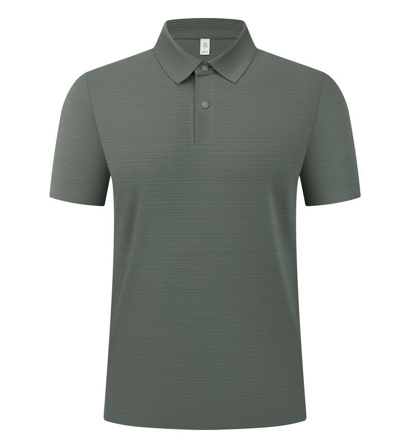 Camisas de polo personalizadas logotipo impreso de camisa de bambú frío de alta calidad de manga corta con collar de ropa personalizada