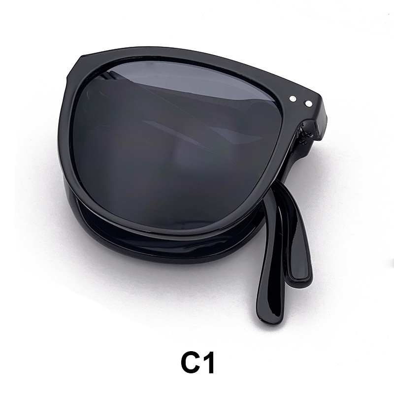 2021 Nuevo Focus plegable gafas de sol de moda de verano protección UV protección solar gafas de sol de moda cara redonda adelgazamiento