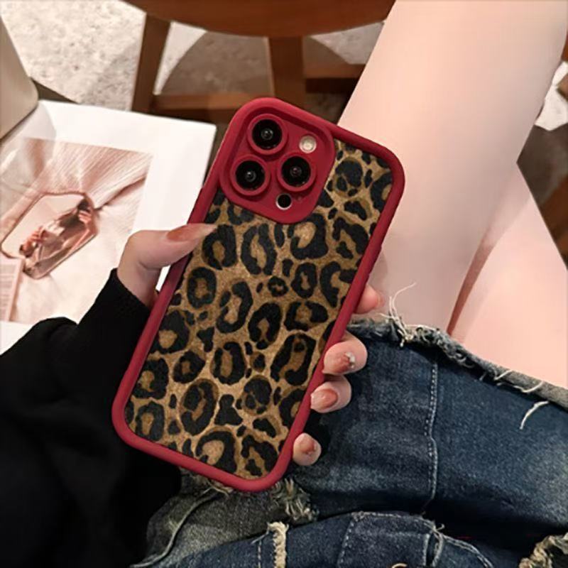 Estampado de leopardo personalizado para Apple 16Promax funda para teléfono móvil Sky Eye Stairway Shell iPhone15/14/13 Europa y América 12