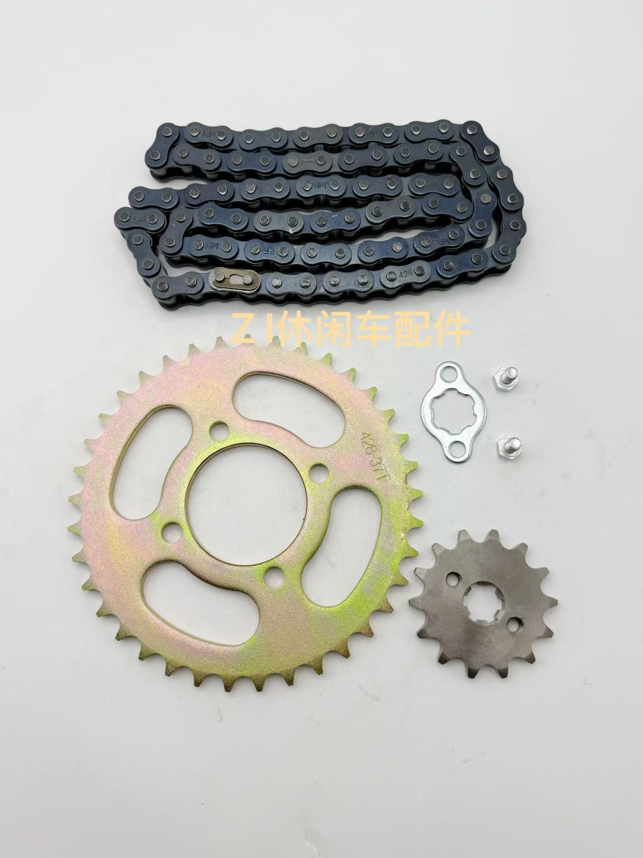 Four-Wheel Bull Atv Accessories Go-Kart Modified Chain Plate Chainring 420, 428, 530 Gear Chain