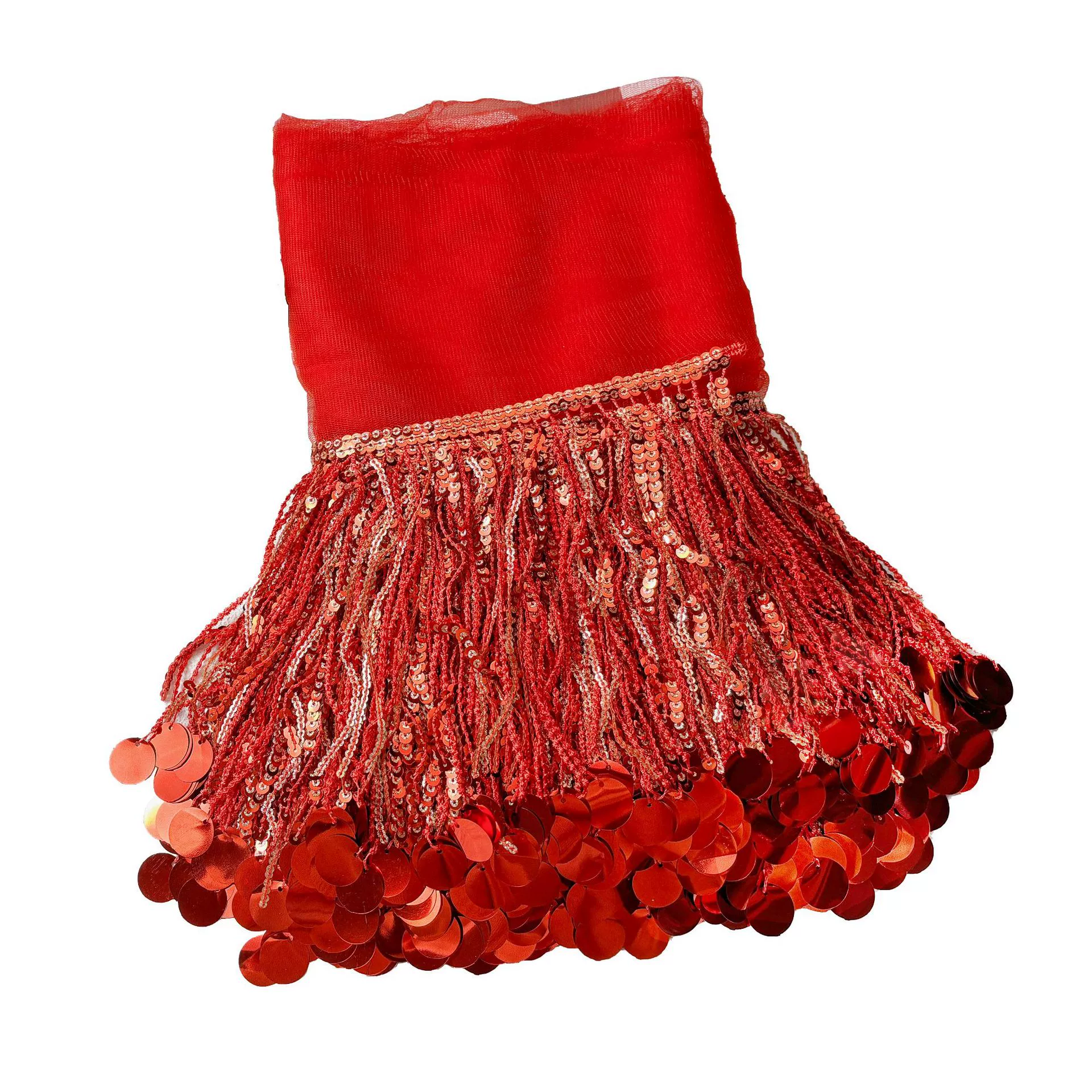 Байна новый длинный колос 15CM Многоцветный блесток с кисточками кружево латинский танец сетка на дне цветной декоративный кружевной занавес