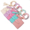 Food silicone, bead bracelet, polyurethane keychain, silica gel card holder with tassels, new collection