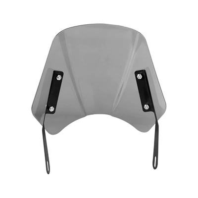 Motorcycle front windshield Headlight Windshield, Motorcycle - cf-bending-wind-deflector-gray