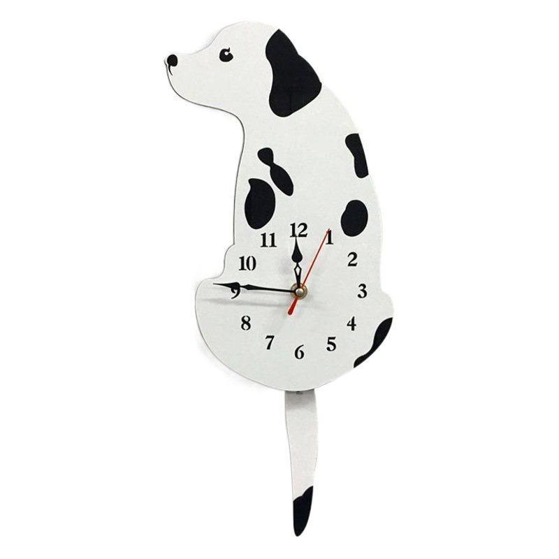 TEMU ホット販売 Shein パーソナライズ diy サイレント時計リビングルームアクリルウインク犬ホームクリエイティブ壁時計