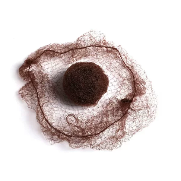 Wholesale invisible hair net 5mm ultra-dense mesh for dancers, ancient style disposable black hair net, bun hair net