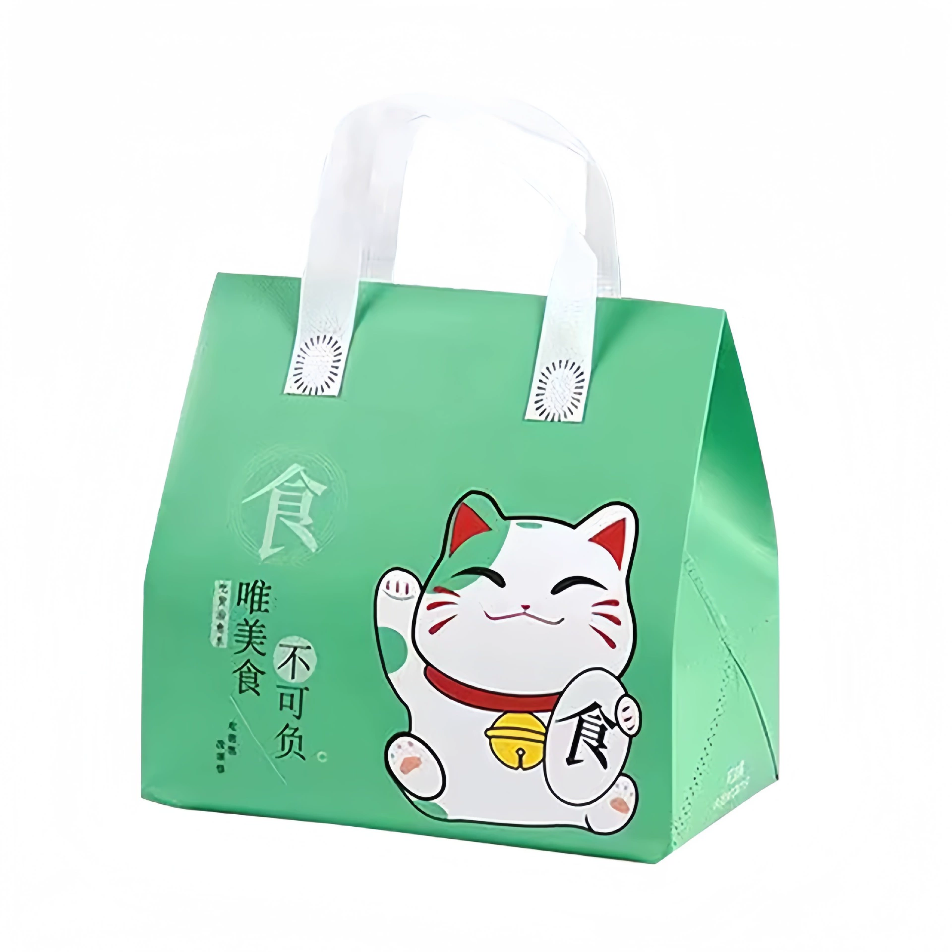 Печать утолщенная трехмерная алюминиевая пленка нетканый материал для изоляции на вынос мешок для молока чай мешок для рекламы мешок для оптового покрытия мешок для общественного питания