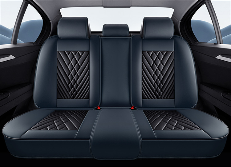 2026 Cross-Border New Product Car Seat Cushion 3D Full-Cover Stereo Napa Leather Seat Cover Lumbar Cushion Universal Seat Cushion for All Seasons