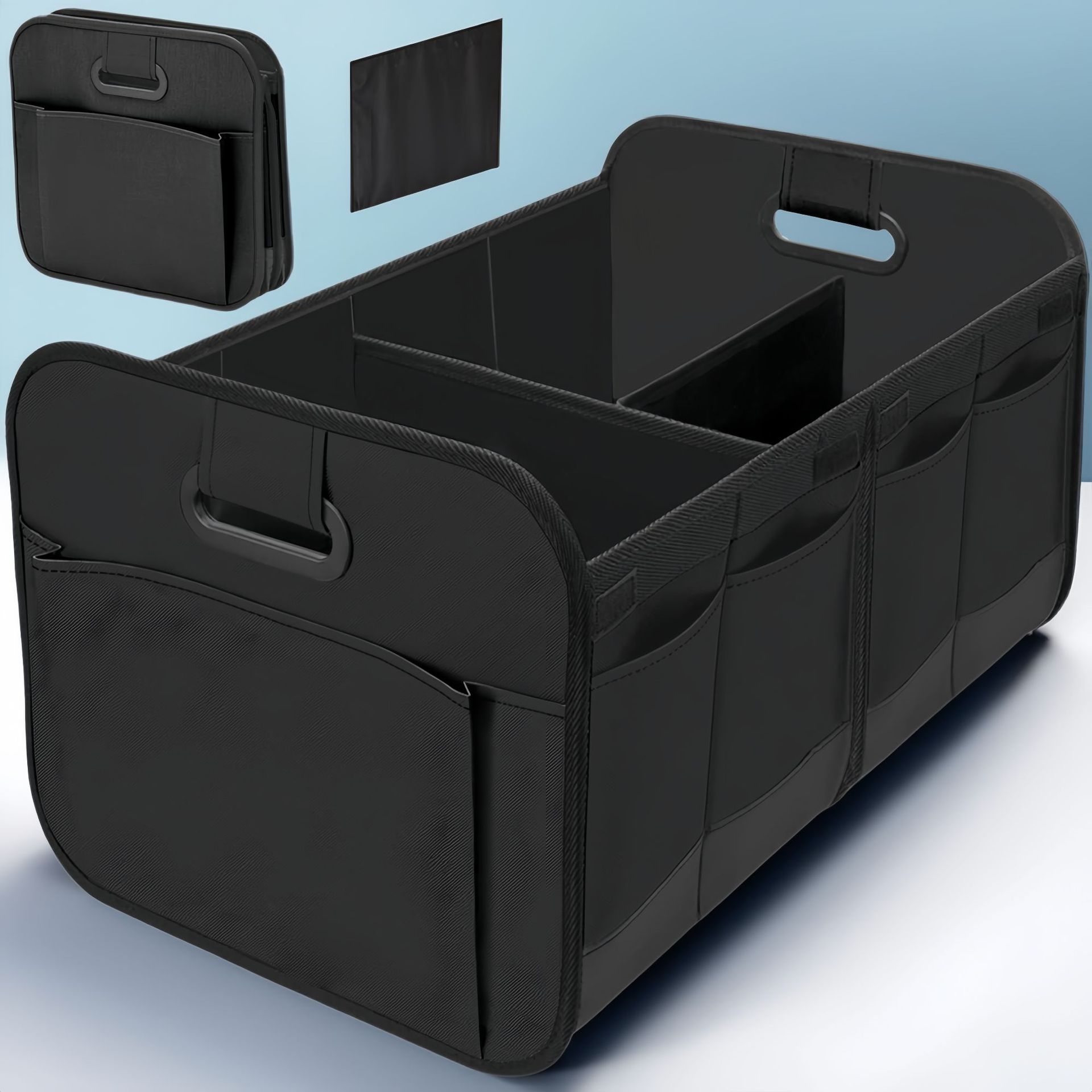 Caja de almacenamiento del maletero del automóvil transfronterizo Caja de almacenamiento del automóvil plegable de tela Oxford Caja de almacenamiento del automóvil Caja del automóvil