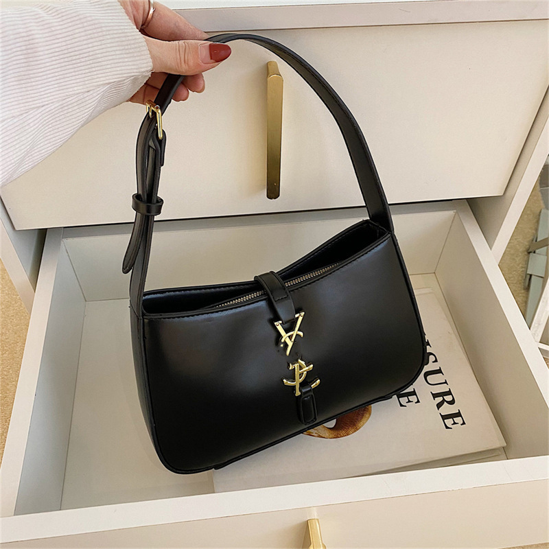 Foreign Trade Women's Bag New Fashion Armpit Bag Popular Versatile Shoulder Bag Pu Leather Women's Bag