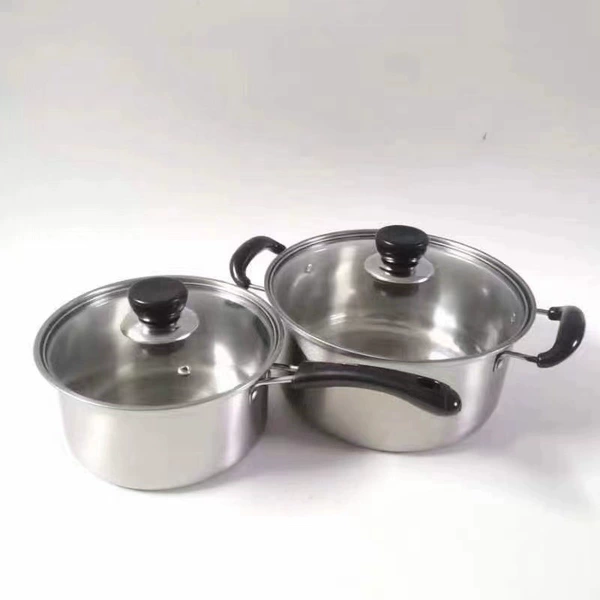 Black handle 2 piece set 4PCS