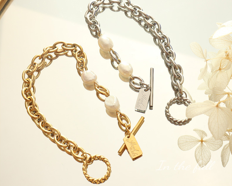 12g Weight 0.03µm-0.05µm Gold Plating Thickness PVD Coated Real Gold Plated 18K Gold Geometric 304 Stainless Steel Fashion Waterproof Non Tarnish 304 Stainless Steel Bracelets