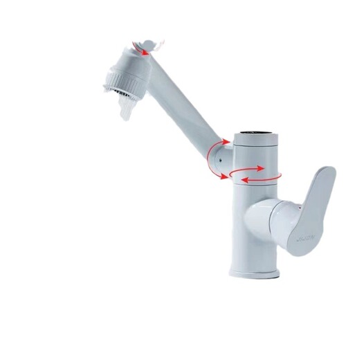 All copper hot and cold digital display basin faucet household wash basin bathroom wash basin wash basin gun gray faucet