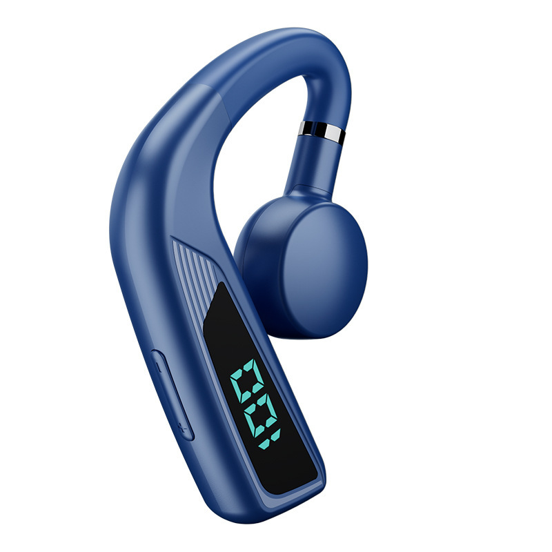V18 Bluetooth Headset True Bone Conduction Not In-Ear Ear-Hanging External Sound with Charging Bin Digital Display Business Style Ear-to-Ear