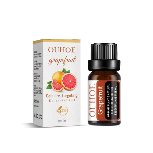 OUHOE grapefruit body shaping essential oil, anti-orange peel, firming belly fat, thighs and arms, bye-bye flesh slimming essential oil